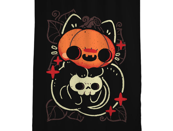 Cute Pumpkin Head Cat