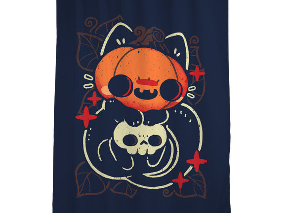 Cute Pumpkin Head Cat