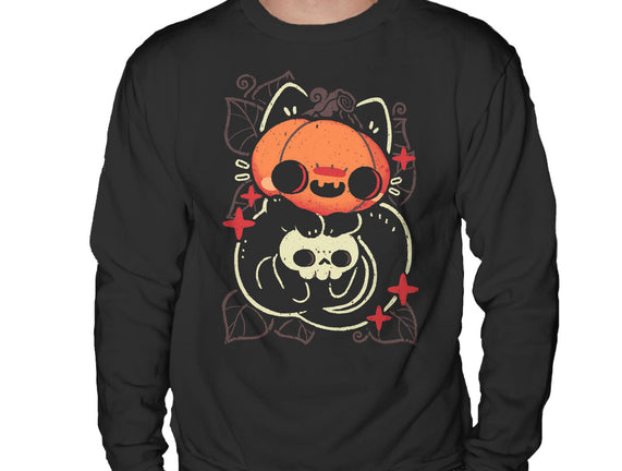 Cute Pumpkin Head Cat
