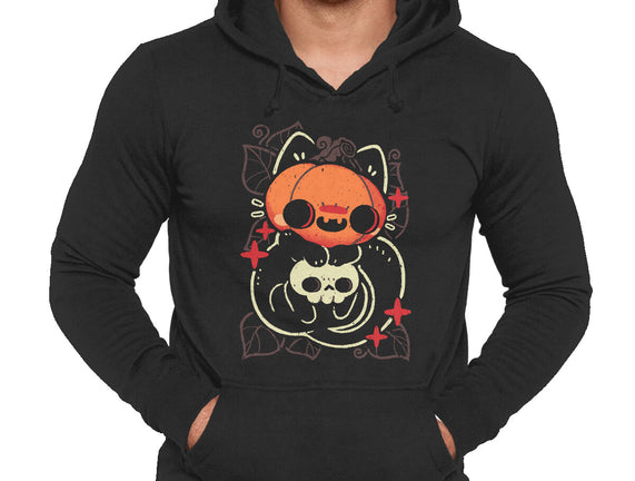 Cute Pumpkin Head Cat