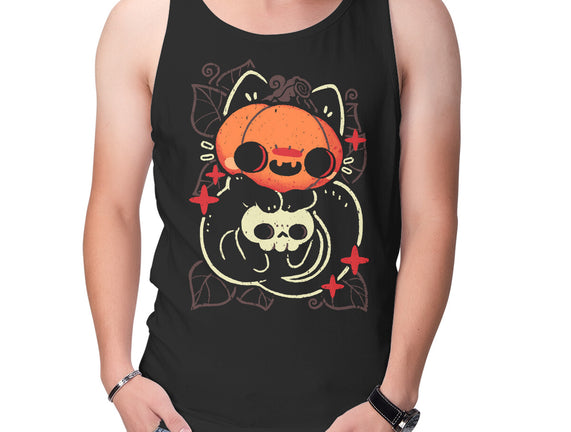 Cute Pumpkin Head Cat