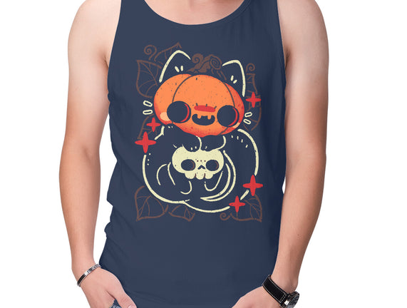 Cute Pumpkin Head Cat