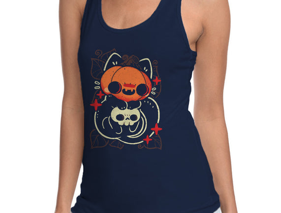 Cute Pumpkin Head Cat