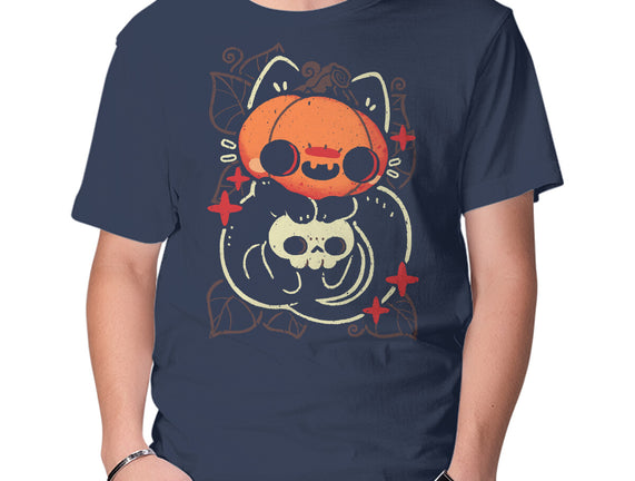 Cute Pumpkin Head Cat