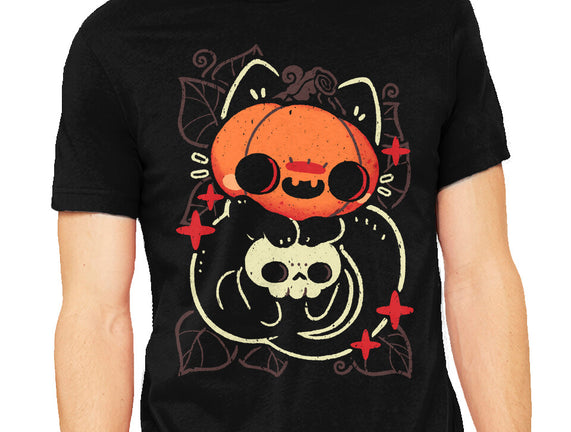 Cute Pumpkin Head Cat
