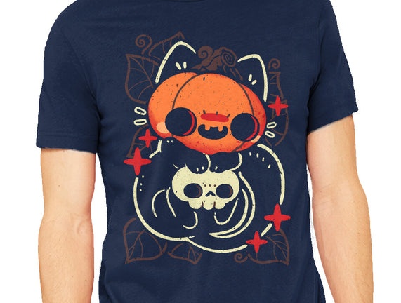 Cute Pumpkin Head Cat