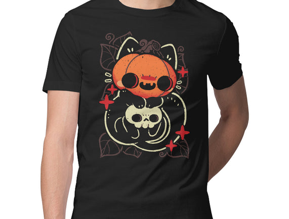 Cute Pumpkin Head Cat