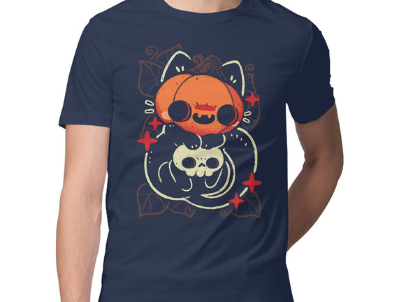 Cute Pumpkin Head Cat