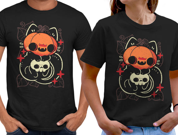 Cute Pumpkin Head Cat