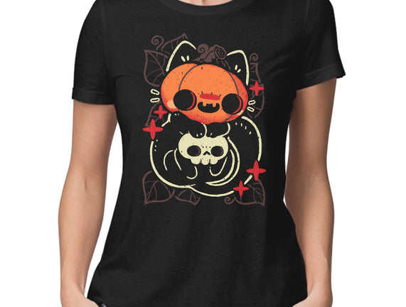 Cute Pumpkin Head Cat