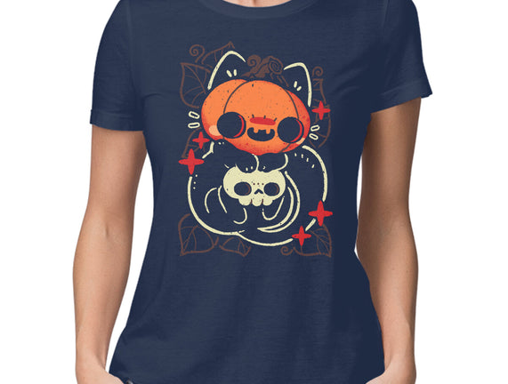 Cute Pumpkin Head Cat