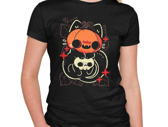 Cute Pumpkin Head Cat