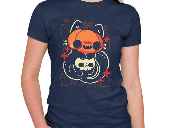 Cute Pumpkin Head Cat