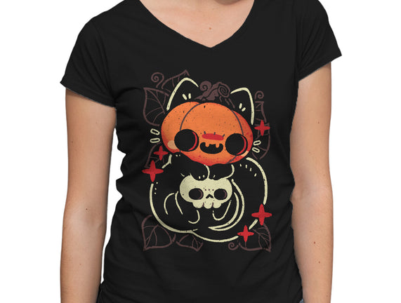 Cute Pumpkin Head Cat