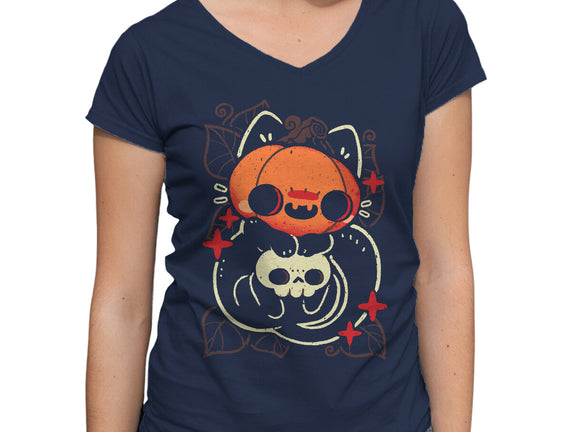 Cute Pumpkin Head Cat