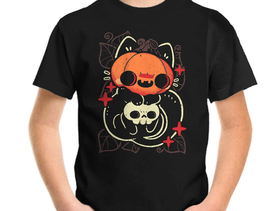 Cute Pumpkin Head Cat