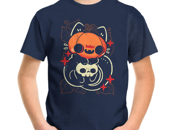Cute Pumpkin Head Cat