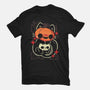 Cute Pumpkin Head Cat-Youth-Basic-Tee-xMorfina