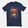 Cute Pumpkin Head Cat-Mens-Premium-Tee-xMorfina