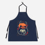 Cute Pumpkin Head Cat-Unisex-Kitchen-Apron-xMorfina