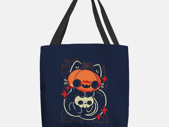 Cute Pumpkin Head Cat