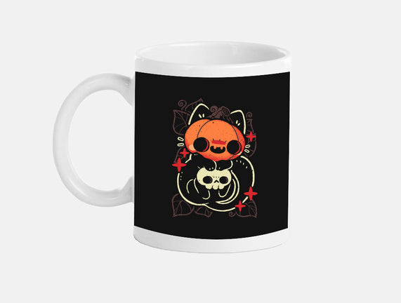 Cute Pumpkin Head Cat