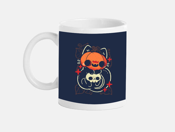 Cute Pumpkin Head Cat