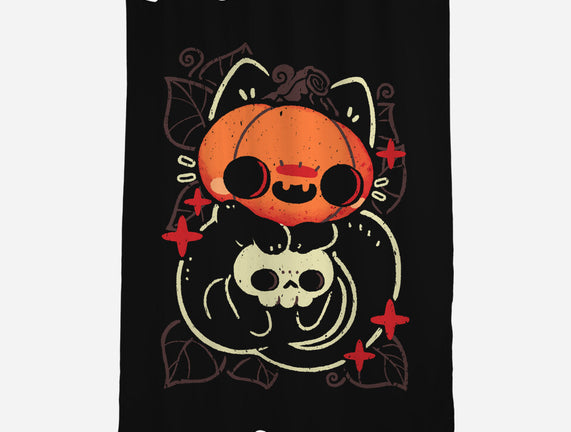 Cute Pumpkin Head Cat
