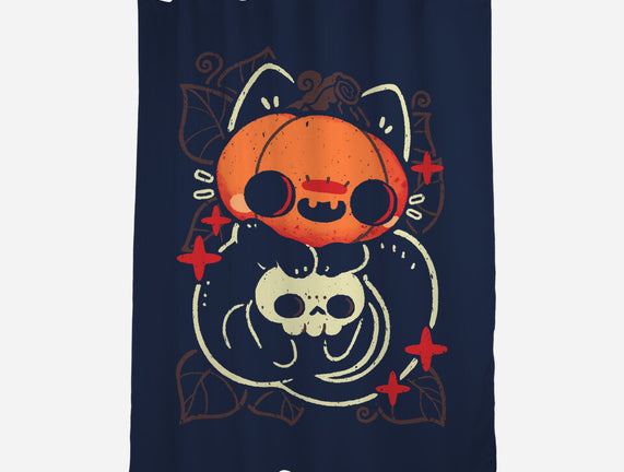 Cute Pumpkin Head Cat