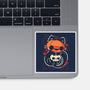 Cute Pumpkin Head Cat-None-Glossy-Sticker-xMorfina