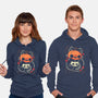 Cute Pumpkin Head Cat-Unisex-Pullover-Sweatshirt-xMorfina