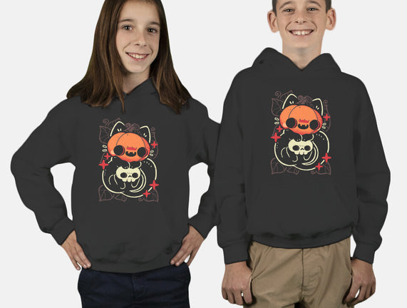 Cute Pumpkin Head Cat