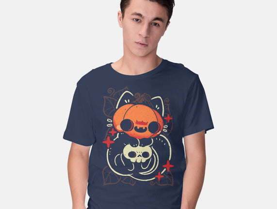 Cute Pumpkin Head Cat
