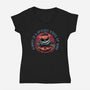 Spooky State Of Mind-Womens-V-Neck-Tee-glitchygorilla
