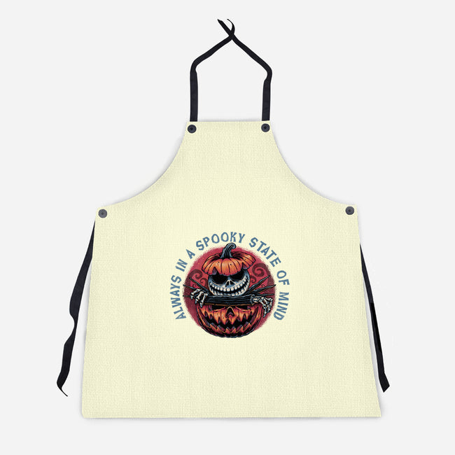 Spooky State Of Mind-Unisex-Kitchen-Apron-glitchygorilla