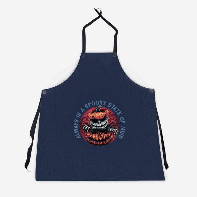 Spooky State Of Mind-Unisex-Kitchen-Apron-glitchygorilla