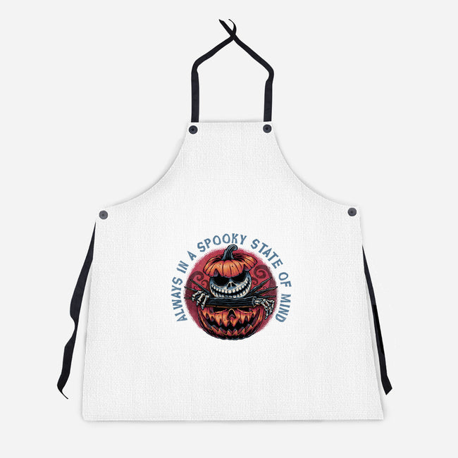 Spooky State Of Mind-Unisex-Kitchen-Apron-glitchygorilla