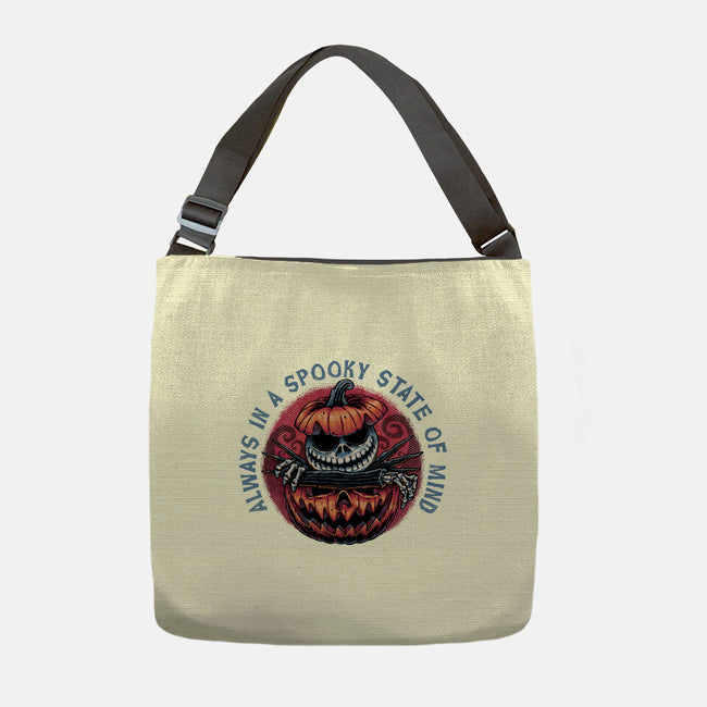 Spooky State Of Mind-None-Adjustable Tote-Bag-glitchygorilla