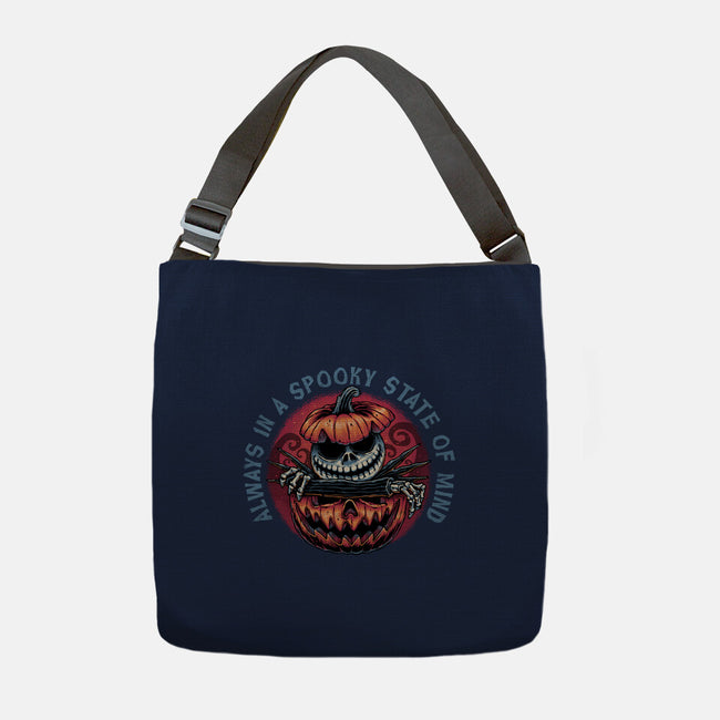 Spooky State Of Mind-None-Adjustable Tote-Bag-glitchygorilla