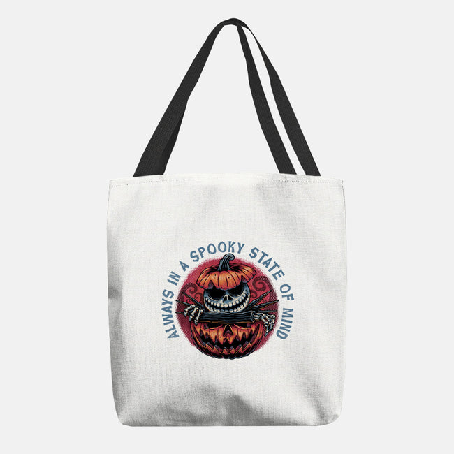 Spooky State Of Mind-None-Basic Tote-Bag-glitchygorilla
