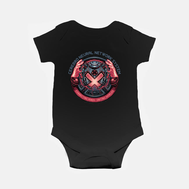 Connecting Minds Uniting Worlds-Baby-Basic-Onesie-glitchygorilla