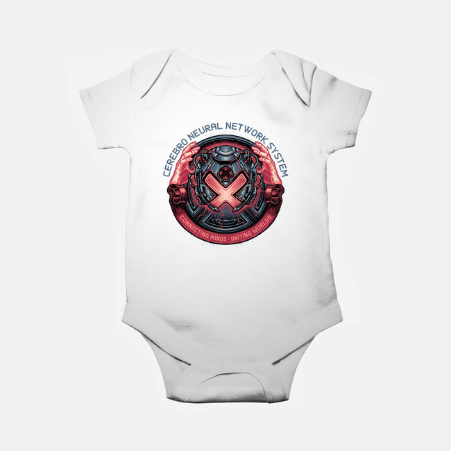 Connecting Minds Uniting Worlds-Baby-Basic-Onesie-glitchygorilla