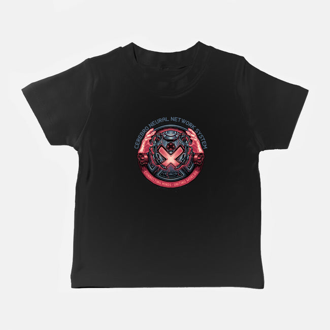 Connecting Minds Uniting Worlds-Baby-Basic-Tee-glitchygorilla