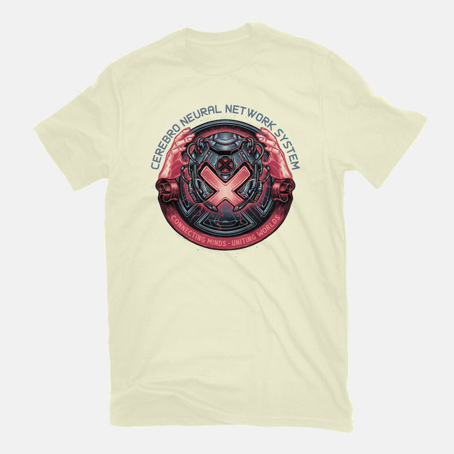 Connecting Minds Uniting Worlds-Mens-Basic-Tee-glitchygorilla