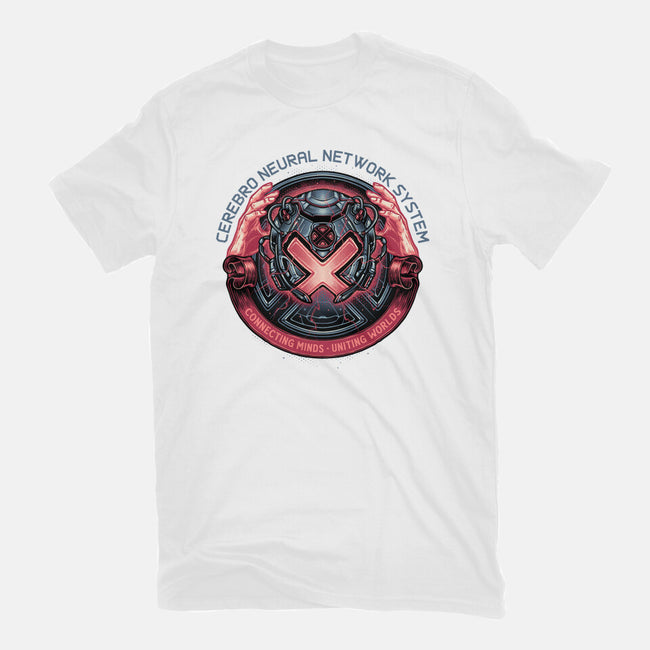 Connecting Minds Uniting Worlds-Mens-Basic-Tee-glitchygorilla