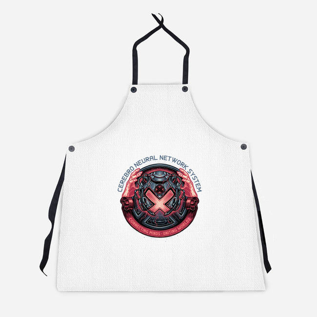 Connecting Minds Uniting Worlds-Unisex-Kitchen-Apron-glitchygorilla