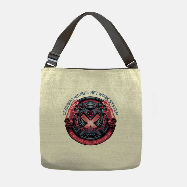 Connecting Minds Uniting Worlds-None-Adjustable Tote-Bag-glitchygorilla