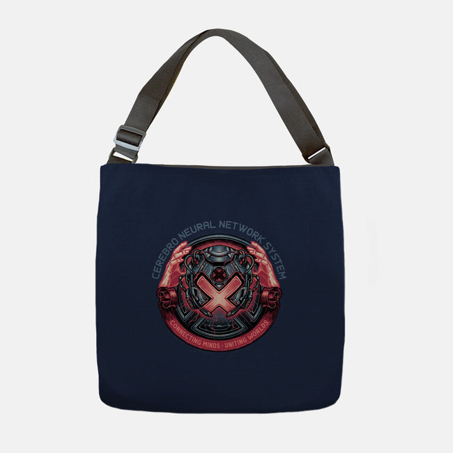 Connecting Minds Uniting Worlds-None-Adjustable Tote-Bag-glitchygorilla