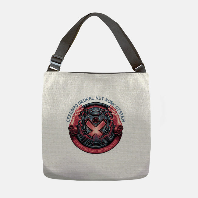 Connecting Minds Uniting Worlds-None-Adjustable Tote-Bag-glitchygorilla