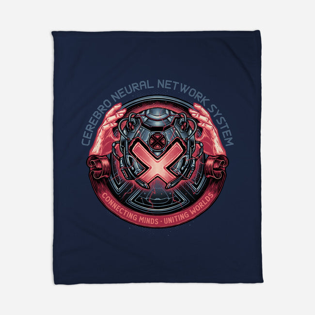Connecting Minds Uniting Worlds-None-Fleece-Blanket-glitchygorilla